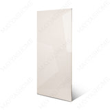 Plain White glossy porcelain tile 60x120cm with 9mm thickness features clean white surface and polished finish for modern interiors.