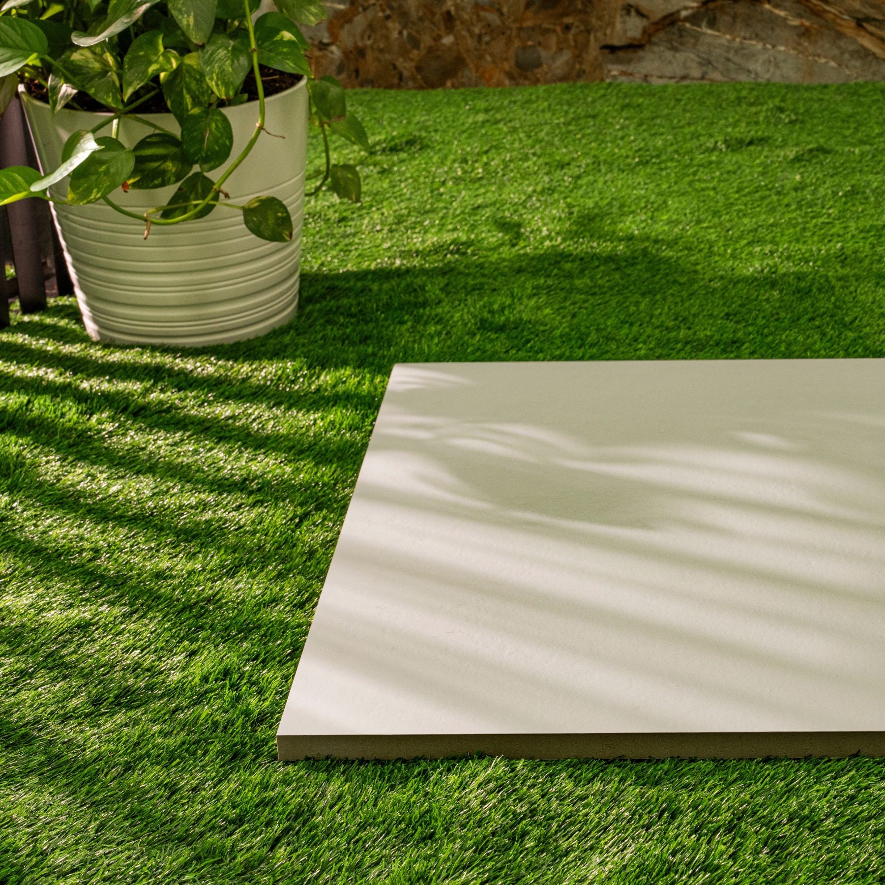 Plain White is a 60x120cm x 2mm matt porcelain tile with a simple white finish. Its clean and modern look makes it perfect for bright floors and walls.