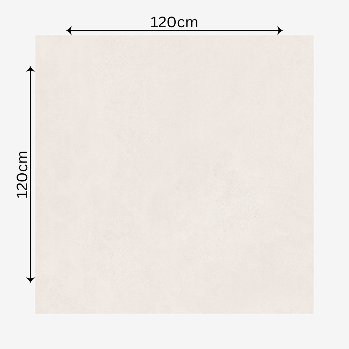 Portland Bianco 120x120cm matt porcelain tile with subtle stone textures. Durable, elegant, and perfect for modern floors and walls.