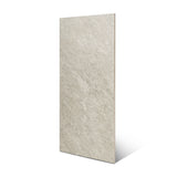 Quartz Light Grey matt porcelain tile 60x120cm x 2mm with modern stone texture. Stylish large format tile perfect for floors and walls in contemporary interiors.