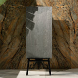 Rasa Grey matt porcelain tile 60x120cm x2mm with natural stone texture, durable large format surface ideal for modern floors, walls and stylish interiors.