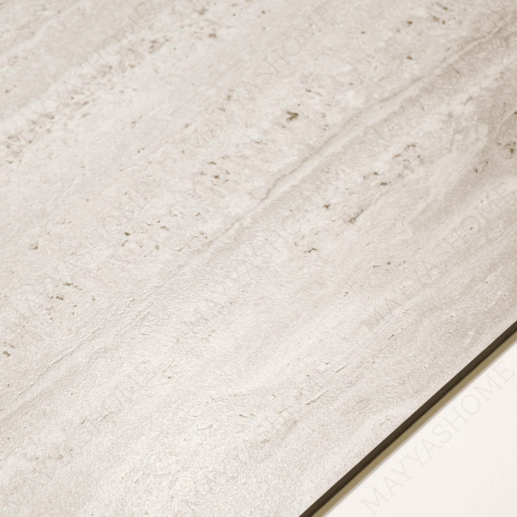 Roma Travertino Bianco porcelain tile 60x120cm 9mm thickness, white travertine marble look design, durable porcelain tile for elegant floors and walls.