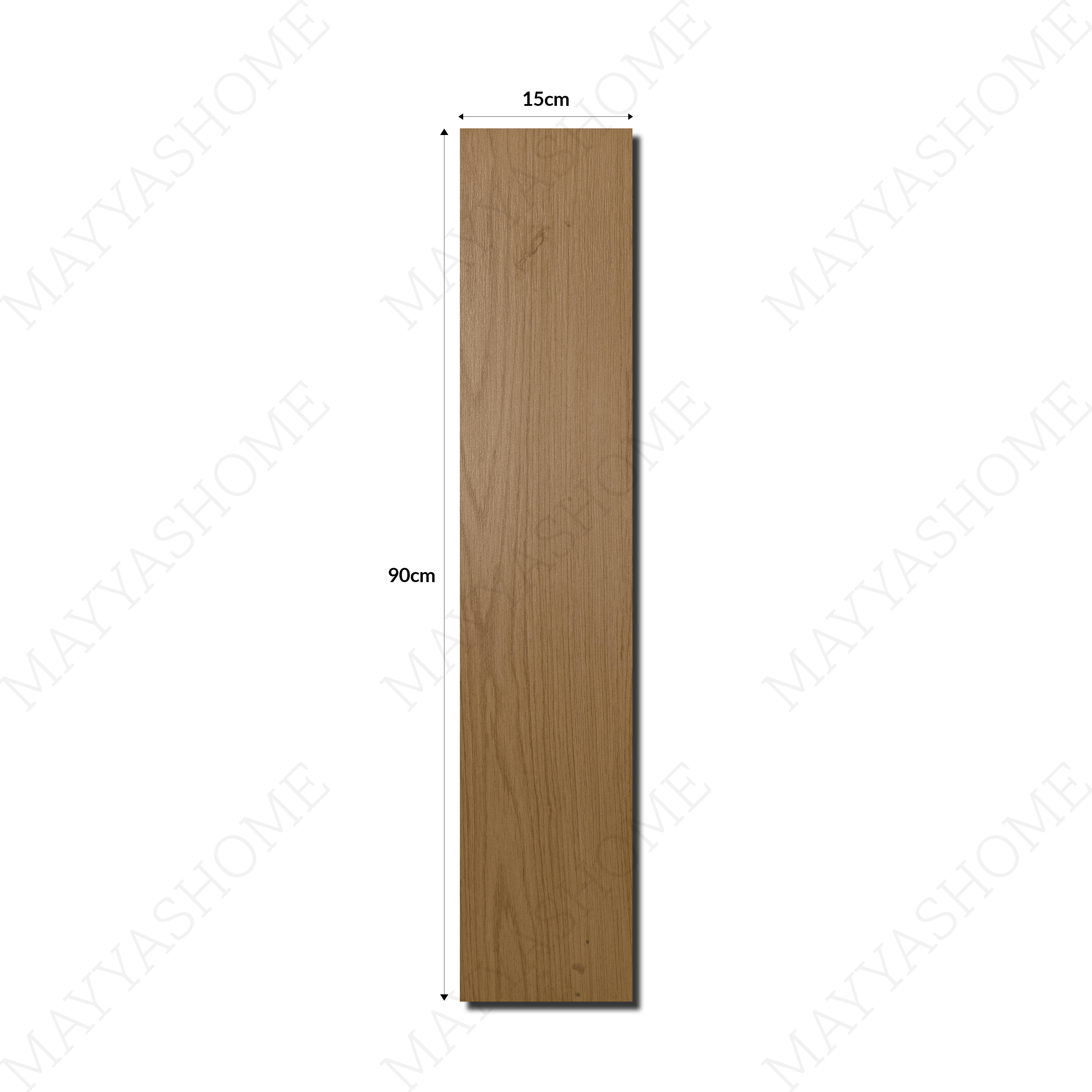 Rustic Teak 15x90cm porcelain slab with rich teak tones. Wood-look design, durable, low-maintenance, and perfect for warm, stylish interiors.