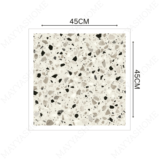 SAUDI Matt Porcelain Tile 45x45cm – 12MM Thick Natural Stone Look Floor & Wall Tile 1800