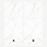 STATUARIO SUPER 120x278cm statuario marble look tile with bold veining and a sleek glossy finish. A premium large format tile for refined, elegant interiors.