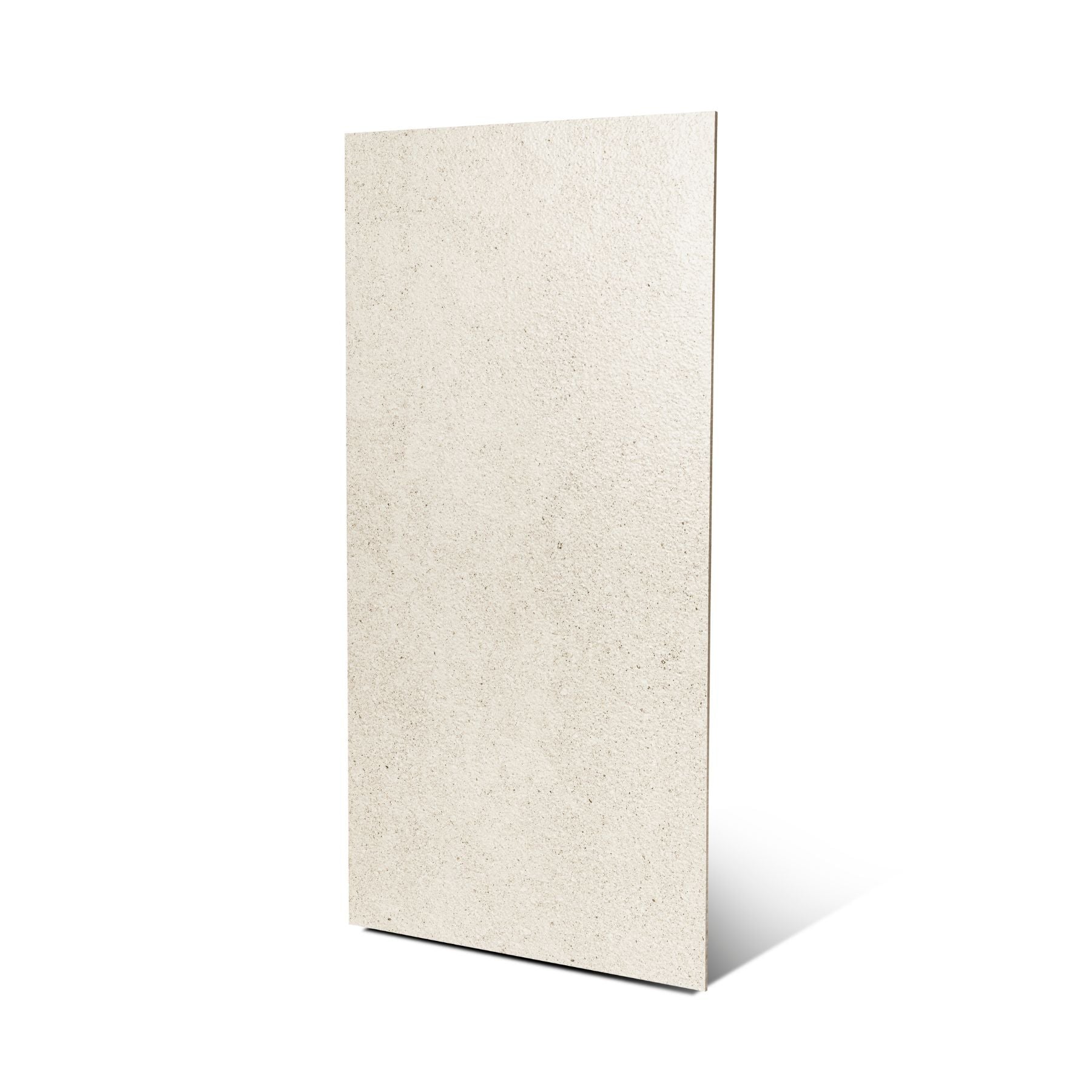 Sandy White matt porcelain tile 60x120cm x 2mm with soft natural tone. Durable large format tile perfect for modern floors and stylish interior walls.