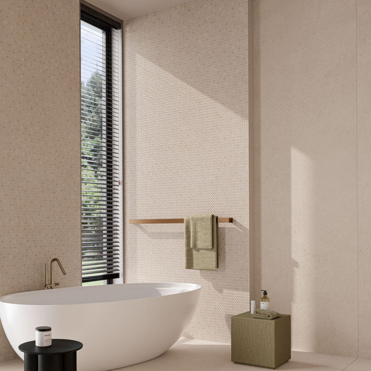 Shirone Peach Shape Colorbody porcelain slab 120x280cm, 9mm thick, with a smooth warm-toned finish for elegant floors, walls and modern interiors.