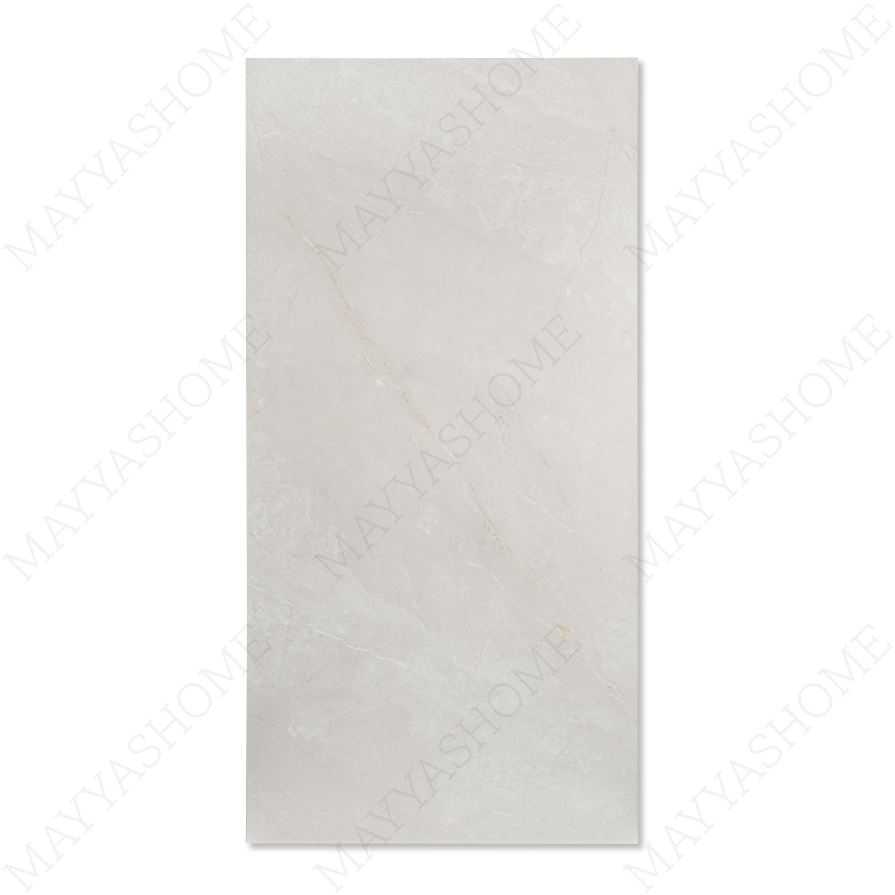 Sighny White porcelain tile in 60x120cm size featuring soft stone texture, elegant white tones and durable 9mm thickness for floors and walls.