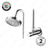 Single-water timed shower tap with column, shower head, push-button control and anti-vandal protection. Ideal for gyms, schools and healthcare facilities UAE.