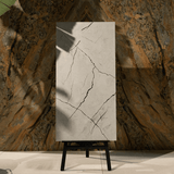 Solara White porcelain tile 60x120cm with 9mm thickness features a soft marble look, durable porcelain body, premium finish for floors and walls.