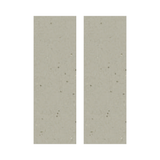 Sophisticated stone look tiles in grey with a smooth matt finish. Perfect for modern interiors with large format tiles that create elegant designs.
