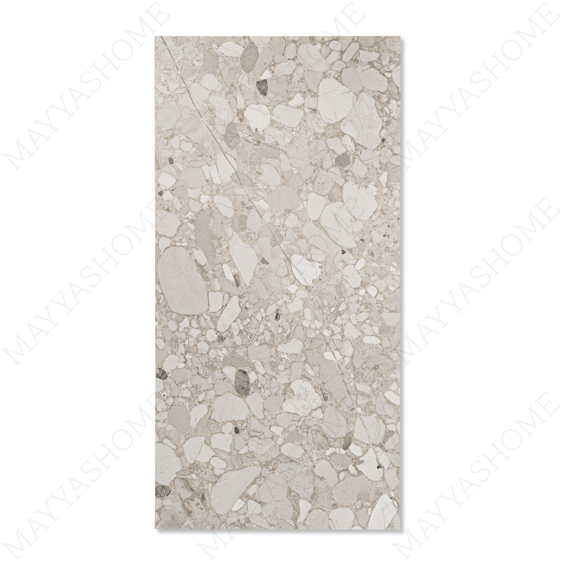 Sparkle Roman Crema porcelain tile with refined stone texture, soft sparkle effect and durable 9mm thickness for luxury spaces.