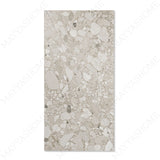 Sparkle Roman Crema porcelain tile with refined stone texture, soft sparkle effect and durable 9mm thickness for luxury spaces.
