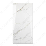 Statuario Austral glossy marble look porcelain tile 60x120cm with 9mm thickness offers bold veining, polished shine, and luxury appeal.