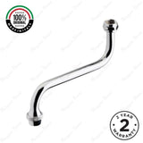 Swivel spout for external wall tap with G1/2 female threaded connection and flow limiter compatibility. Ideal for commercial and industrial plumbing systems in UAE.