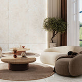 Tajmahal Bianco Crystal Polish Colorbody porcelain slab 120x280cm, 9mm thick, featuring Random 0 marble look for premium floors, walls and modern interiors.