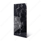 Torondo Negro Grand porcelain tile 60x120cm 9mm thickness, black marble look design, durable porcelain tile for luxury floors and walls.