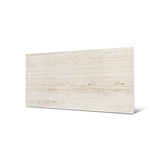 Travertine Latte porcelain tile 80x60cm 9mm thickness, beige travertine look design, durable porcelain tile for elegant floors and walls.