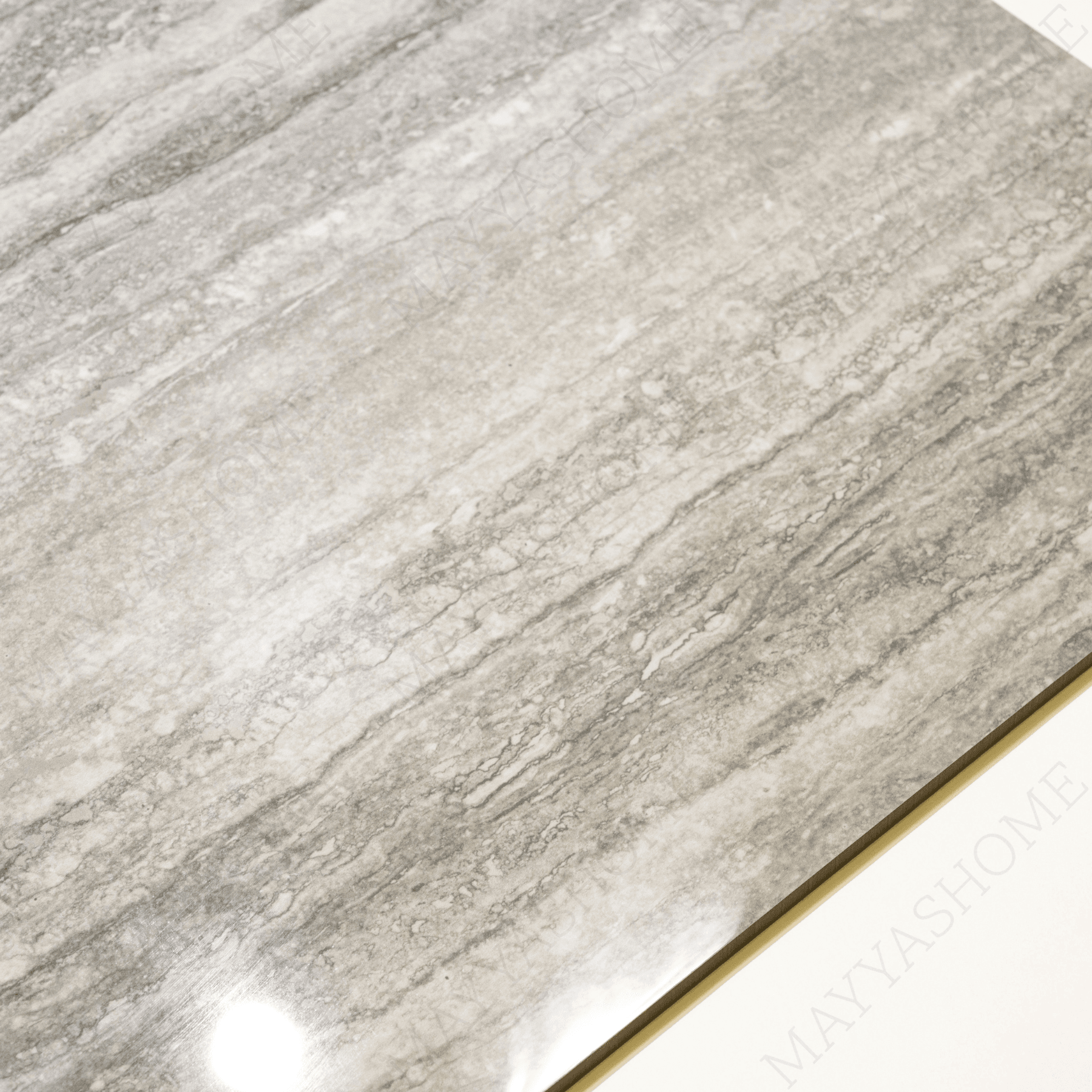 Travertino Grey porcelain tile 60x120cm 9mm thickness, grey travertine marble look, durable porcelain tile for modern floors and walls.