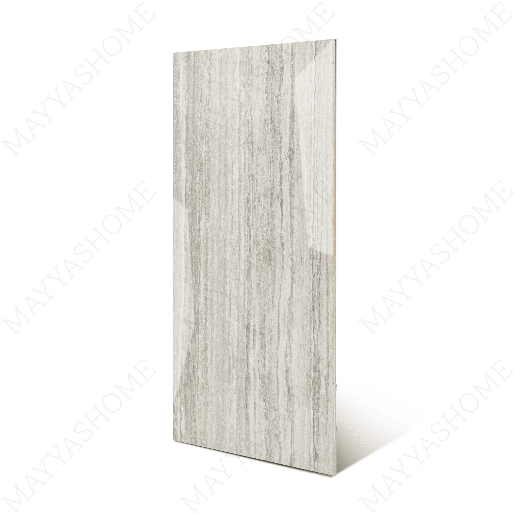 Travertino Grey porcelain tile 60x120cm 9mm thickness, grey travertine marble look, durable porcelain tile for modern floors and walls.