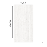  Travino Bianco 60x120cm porcelain tile, 20mm thick with R11 slip-resistant rough matt finish. Elegant white stone look, ideal for outdoor spaces.