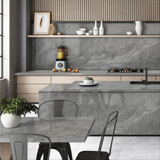 Turkish Grey 80×240cm / 80×320cm Grey 15mm – Glossy Grey Body Porcelain Tile
