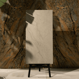 Cinat Beige Luxury Marble Look Porcelain Tile 60x120cm – 9mm Thickness