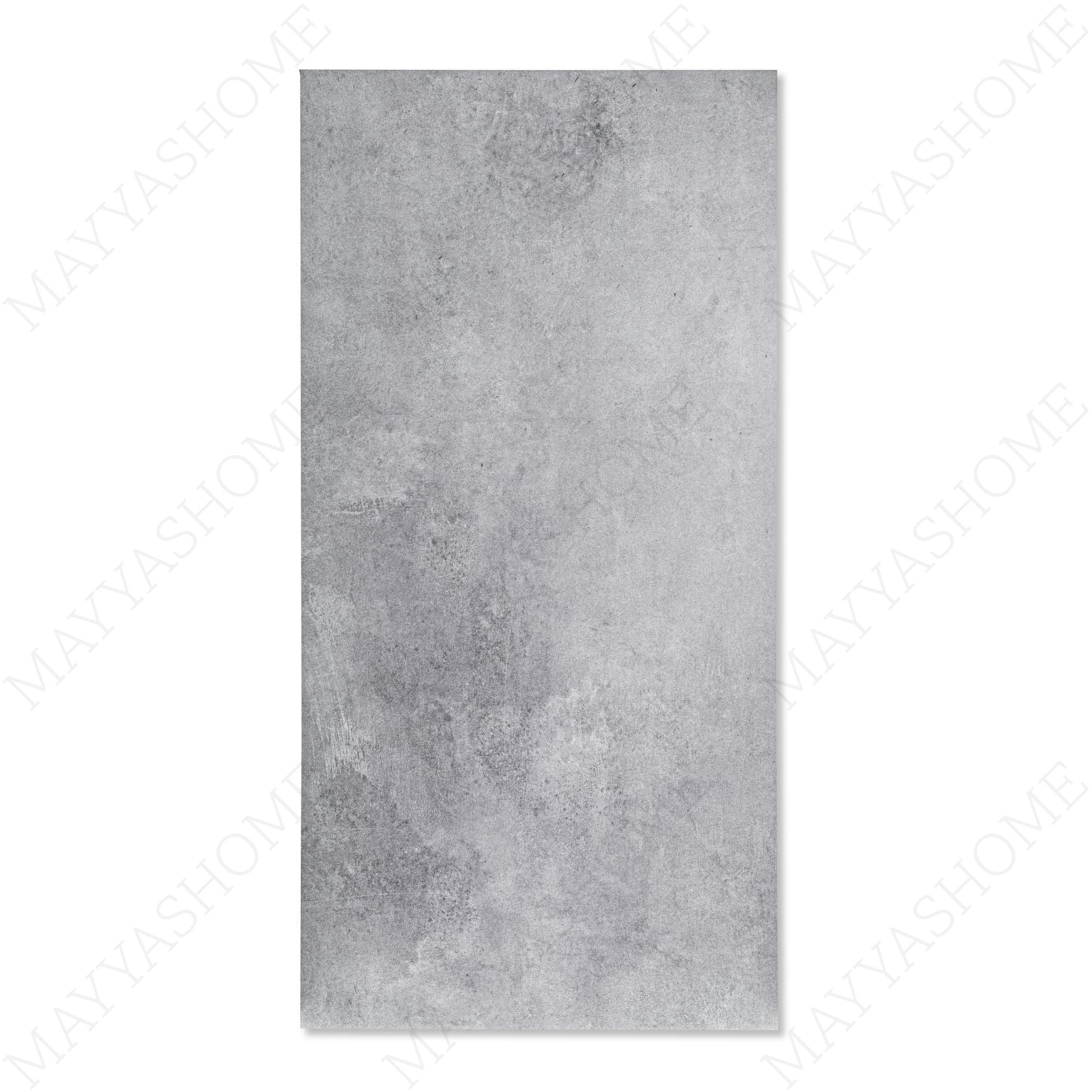 Urban Ash porcelain tile in 60x120cm size featuring modern concrete texture, soft ash grey tone and durable 9mm thickness for floors and walls.