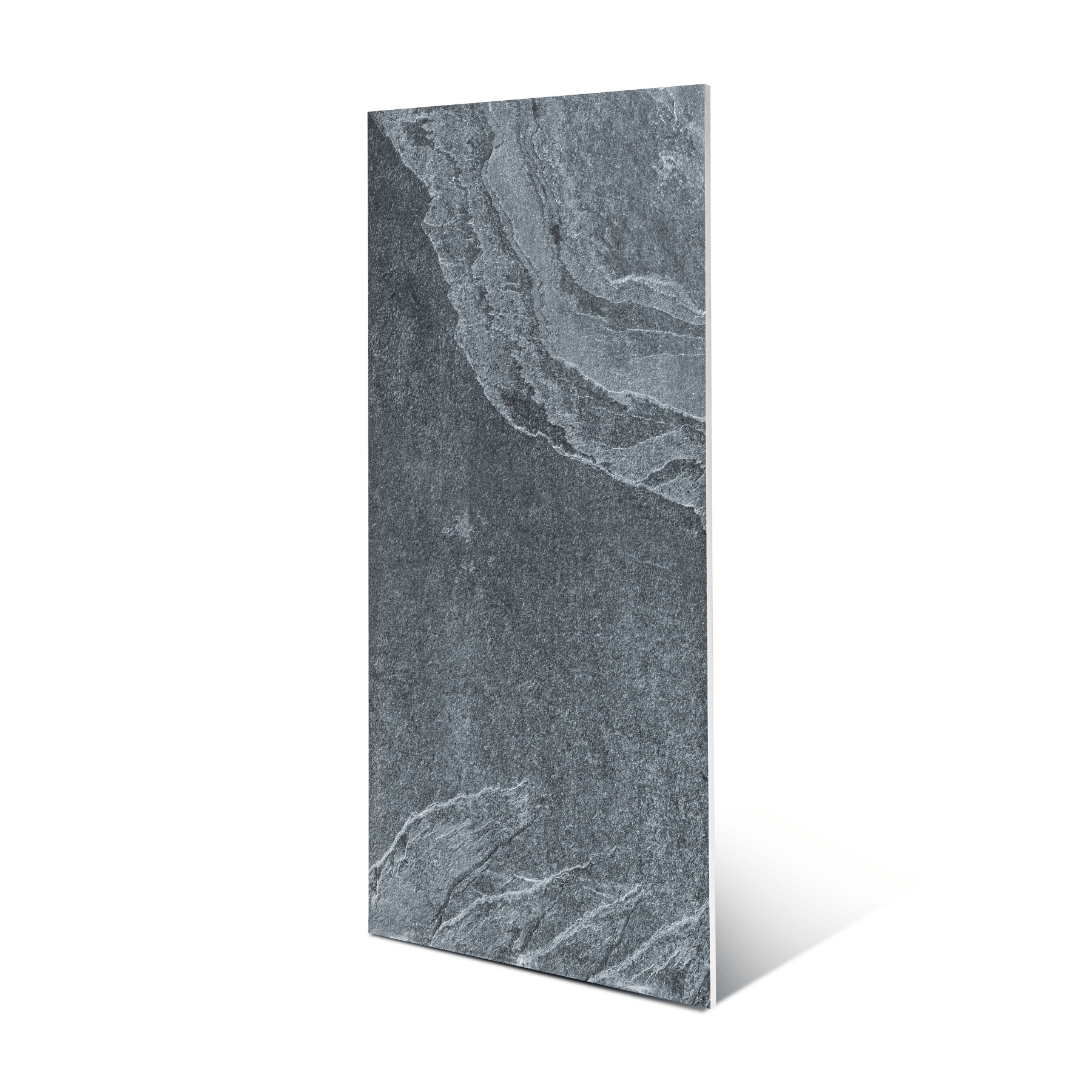 Urban Slate Concrete Grey porcelain tile 60x120cm 2mm thickness, concrete stone look design, durable porcelain tile for modern floors and walls.
