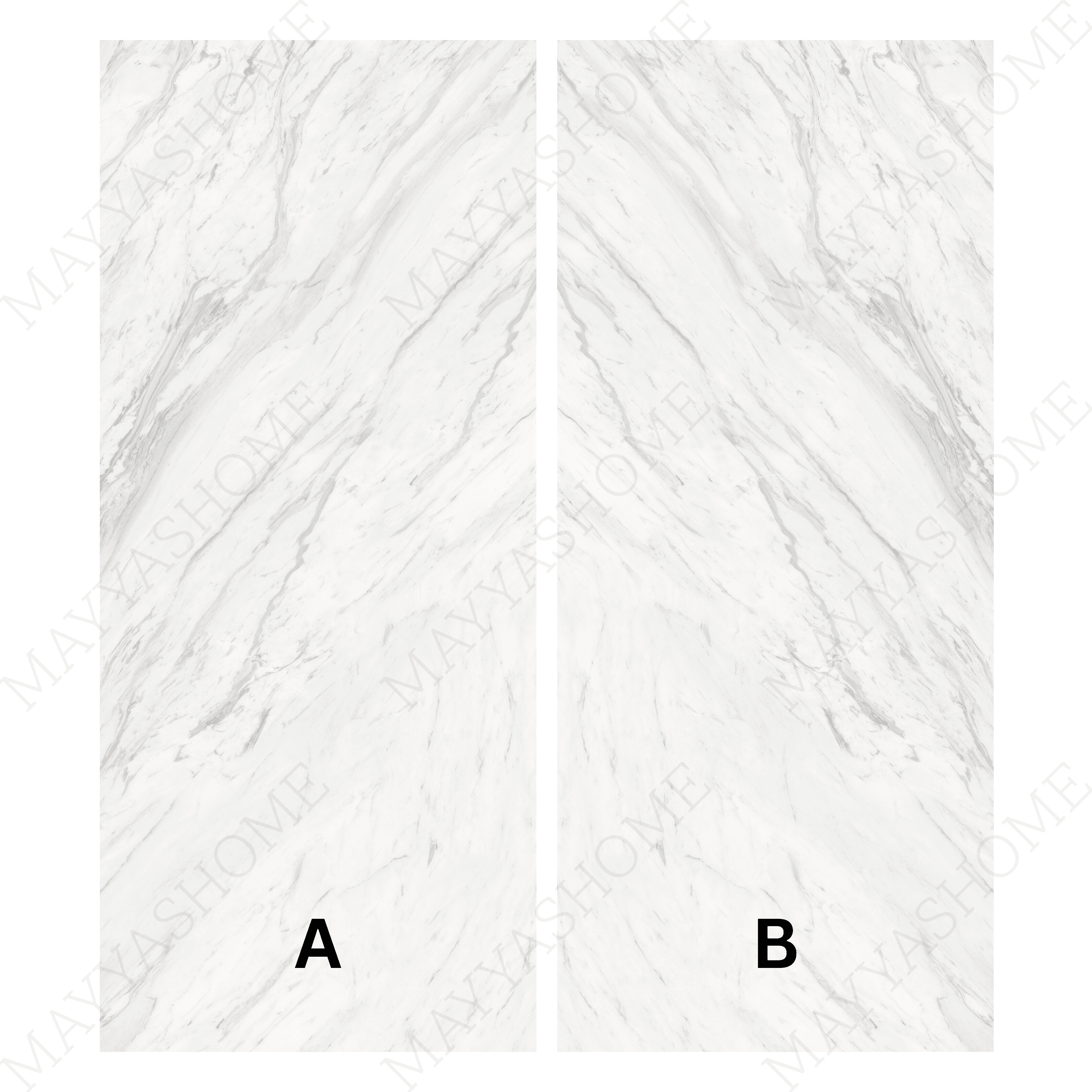 Venato Medielle Pearl White 120x320cm matt porcelain slab with book-match design. Ideal for luxury walls, floors, and countertops.