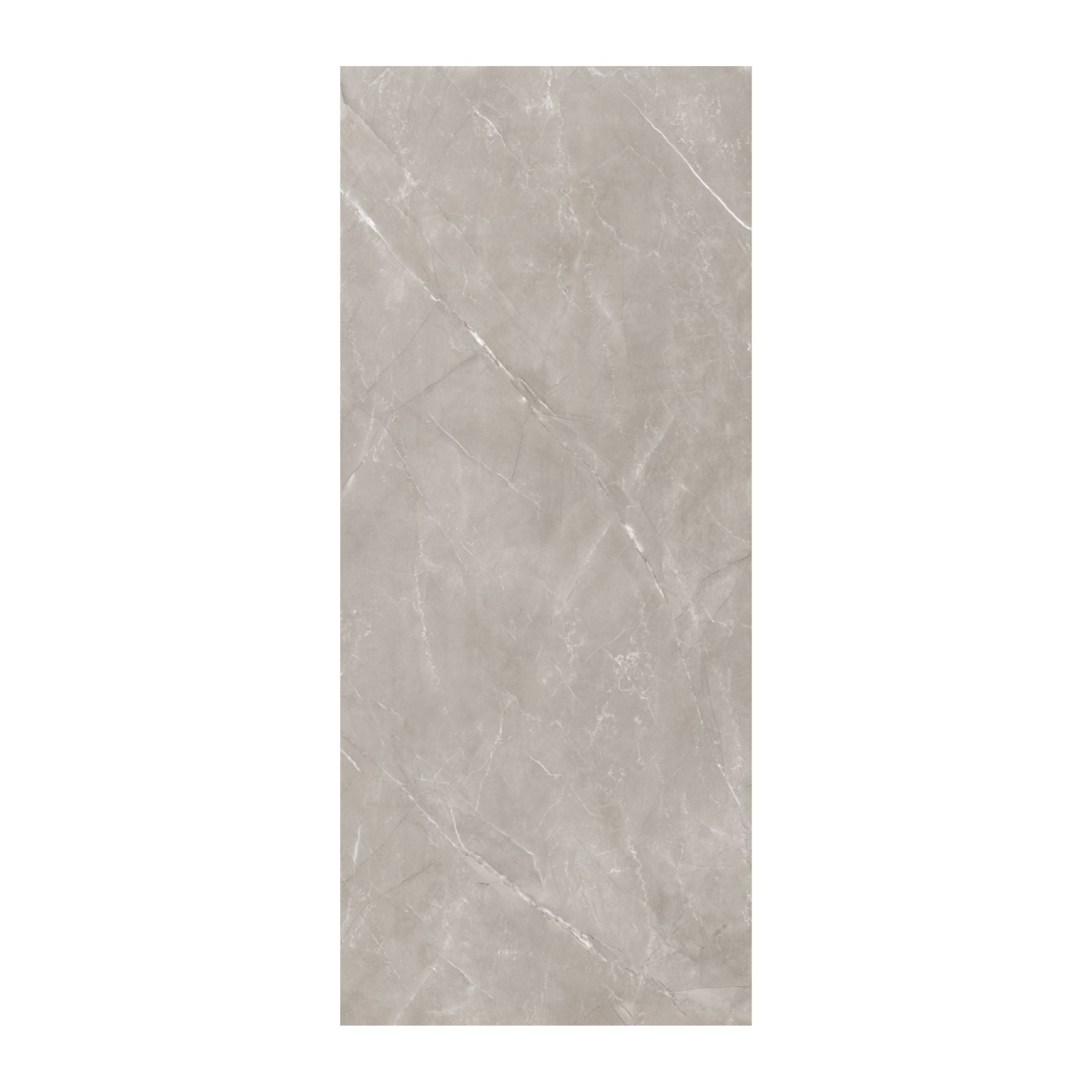 Vitra Grey Crystal Polish Colorbody porcelain slab 120x280cm, 9mm thick, featuring Random 02 grey stone look for premium floors, walls and modern interiors.