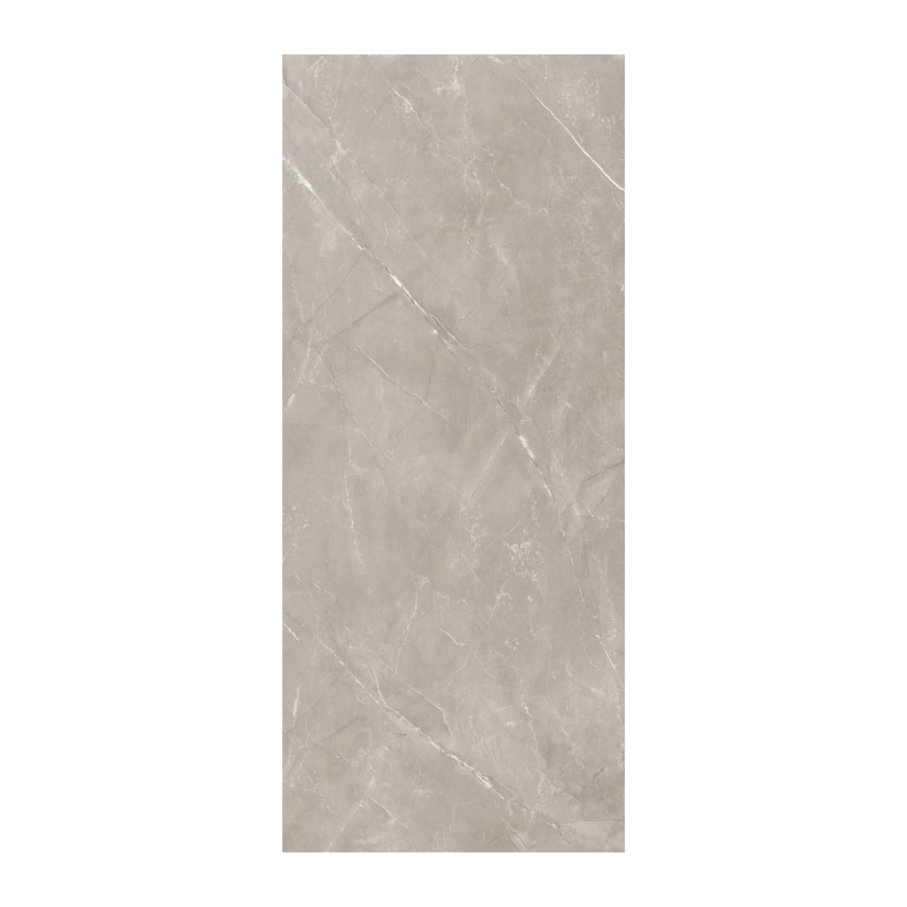 Vitra Grey Lush Crisp Colorbody porcelain slab 120x280cm, 9mm thick, with a refined grey stone look for elegant floors, walls and modern interiors.