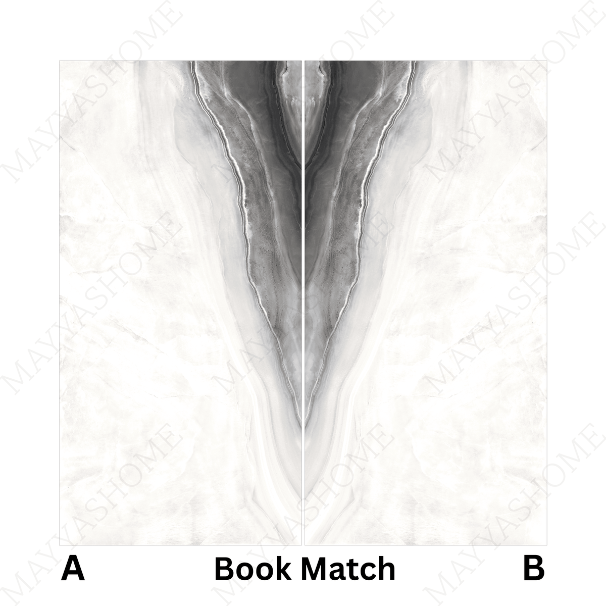 Agata Onyx 120x240cm 09mm – Book-Match Glossy Tile