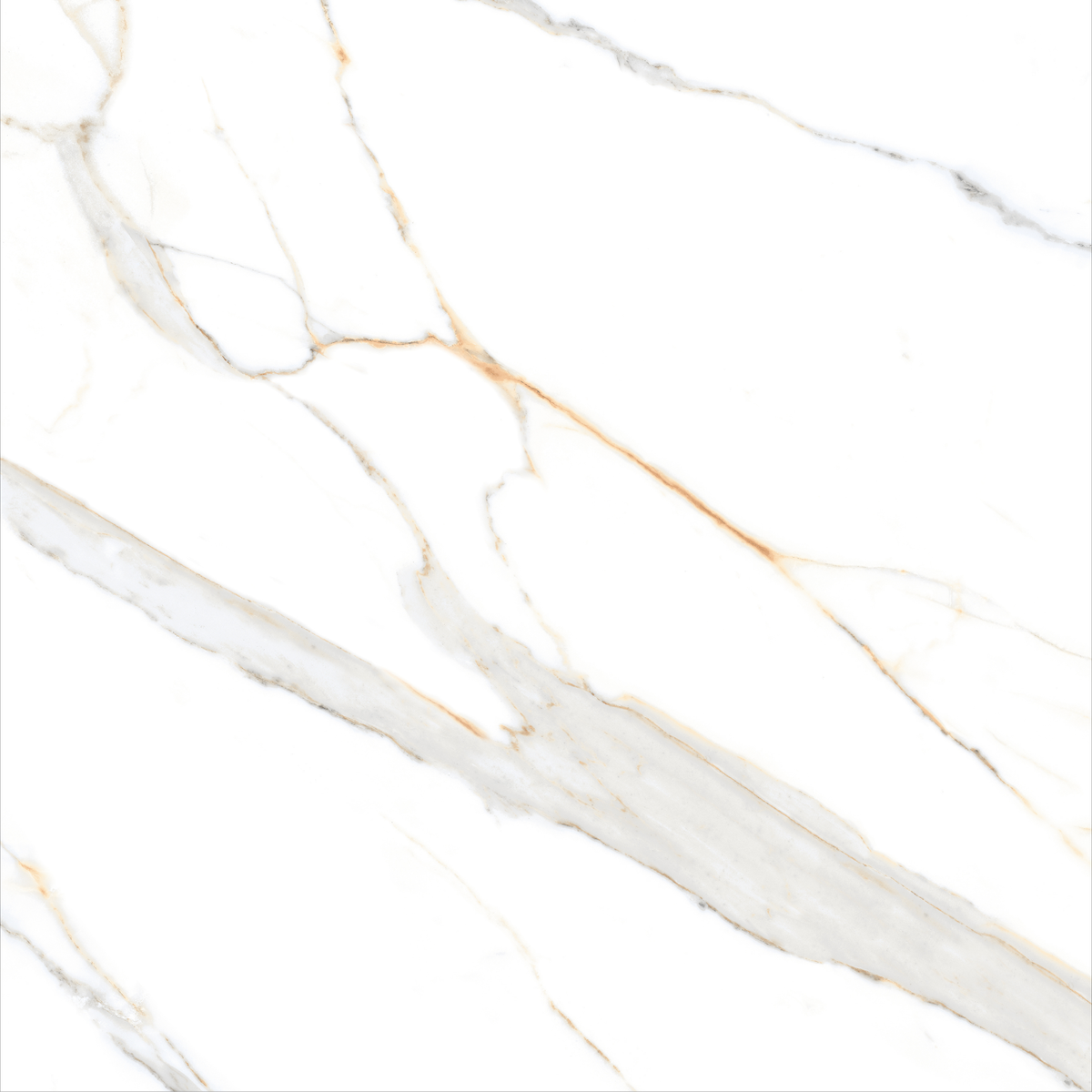 Gronza White 120x240cm 09mm – Book-Match Glossy Tile