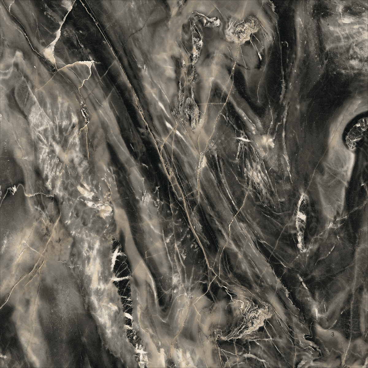FLORENCE BLACK High Glossy  Porcelain Tile – 60x120cm, 9MM Thickness, Sleek Black Marble Look
